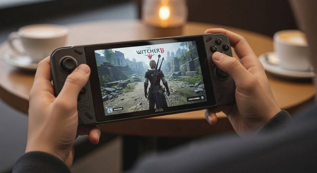 retro portable game console